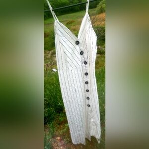 Women Linen Button down summer dress